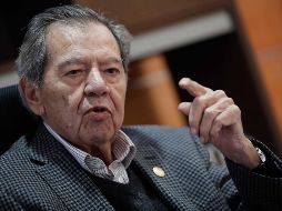 Muñoz Ledo presentó ayer una denuncia contra el otro candidato a la dirigencia nacional de Morena. SUN/ARCHIVO