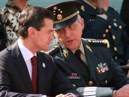 Por órdenes de la  DEA, el general Salvador Cienfuegos Zepeda, quien fuera secretario de la Defensa Nacional durante el sexenio de Enrique Peña Nieto, fue detenido este jueves en el aeropuerto de Los Ángeles, California. NTX / ARCHIVO