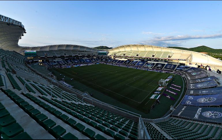 El equipo presentó algunas fotografías del estadio, en la que se aprecian los señalamientos para seguir con los protocolos de sanidad, cuando abra sus puertas esta noche. IMAGO7