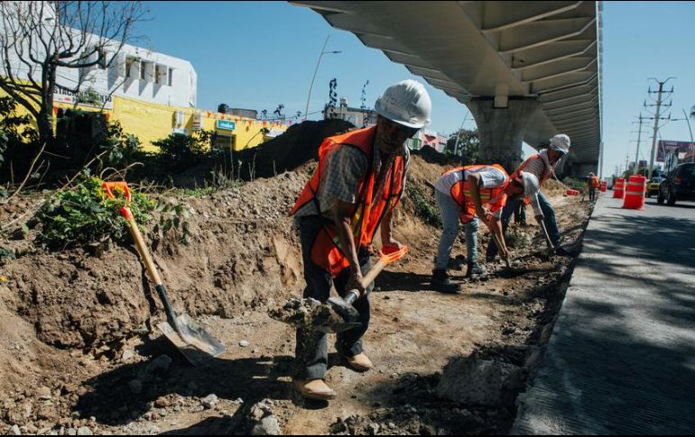 Los trabajos se realizarán en la lateral oriente en la avenida Juan Pablo II, entre el tramo entre la avenida Aurelio Ortega y la calle Industria. EL INFORMADOR/ARCHIVO
