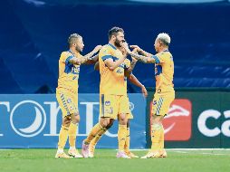 SELLÓ LA VICTORIA. Gignac (centro)  hizo la segunda diana de los felinos. IMAGO7