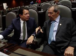 Continúan los dimes y diretes entre los dos aspirantes a la presidencia de Morena, Mario Delgado (IZQ.) y Porfirio Muñoz Ledo (DER.) SUN