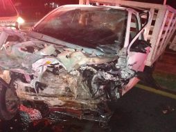 El accidente ocurrió la mañana de este domingo en Prolongación López Mateos, a la altura de las Plazas Outlet. TWITTER / @PCJalisco