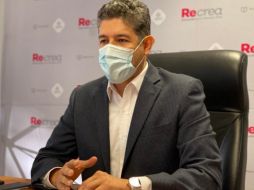 Juan Carlos Flores Miramontes, secretario de Educación, señaló que la emergencia sanitaria ha permitido fortalezas entre el sector público y privado.  / @JCFloresMiramon