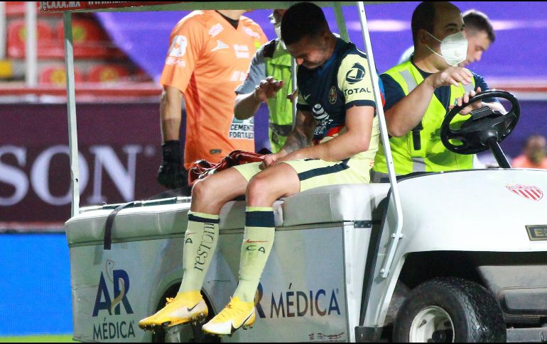 El colombiano resultó lesionado en el partido de la jornada 14 ante el León, que se jugó la noche del Lunes en el estadio Victoria de Aguascalientes. IMAGO7