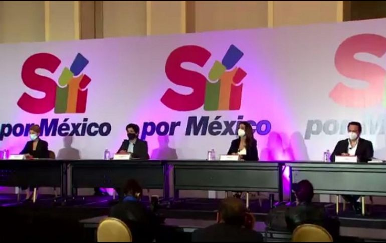 Sí por México recibió el apoyo de Gustavo de Hoyos, Claudio X. González y Gabriel Quadri. TWITTER/dicesmx