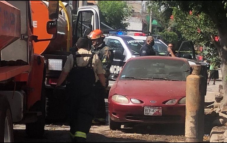 El siniestro se registra en una casa ubicada en la calle Emiliano Zapata a su cruce con Revolución, en la colonia Alfredo Barba. ESPECIAL