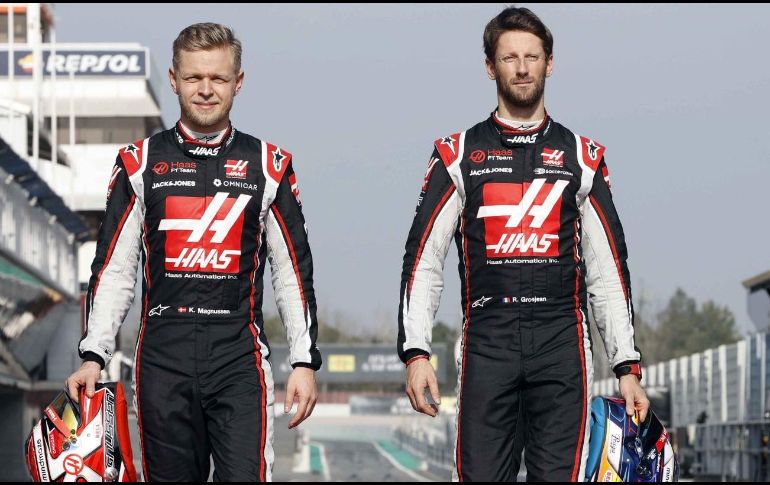 El jefe del equipo, Guenther Steiner, agradeció a los pilotos ''su arduo trabajo y compromiso con Haas durante las últimas temporadas''. ESPECIAL / haasf1team.com