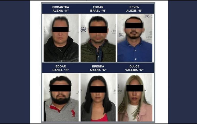 En su mayoría, los detenidos se cambiaban el nombre para laborar en la institución identificada como fraudulenta. ESPECIAL/ Fiscalía de Jalisco