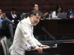 El pasado 26 de julio, Fernández Noroña informó que dio positivo a COVID-19. NTX/ARCHIVO