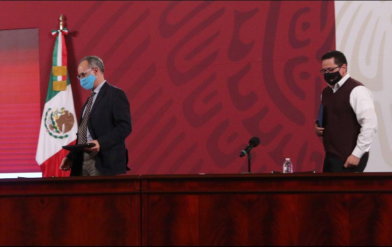 López-Gatell advierte que la sociedad debe tomar medidas responsables debido a los rebrotes. SUN/C. Mejía