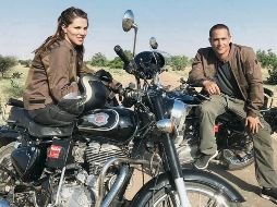 Margarita y Michel. La pareja se preparó a fondo para descubrir a la India en un viaje que decidieron documentar. ESPECIAL