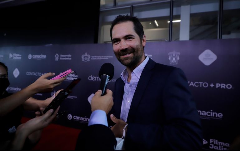 Manuel García-Rulfo participó en la presentación de la Ley de Filmaciones de Jalisco. EL INFORMADOR/F. Atilano