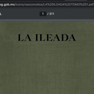 La SEP promueve libros de ''La Ileada'', en lugar de ''La Ilíada'' de Homero