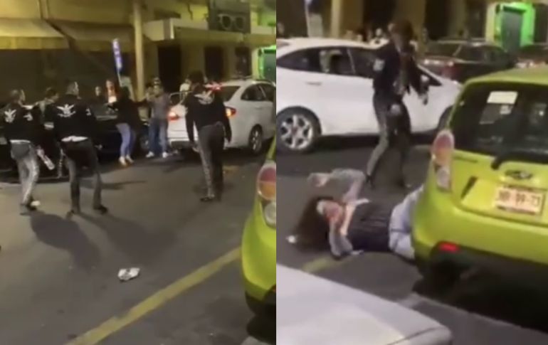 Un desacuerdo entre mariachis y clientes causó momentos de furia en pleno Centro de Guadalajara. ESPECIAL