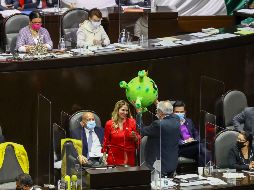 Dulce María Sauri, presidenta de la Cámara de Diputados, aceptó que no todos los diputados se hacen pruebas para ingresar a San Lázaro. SUN/D. Simón