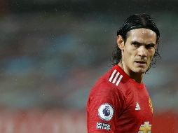 El uruguayo exjugador del PSG debutó al minuto 58 con los Red Devils. AP / P. Noble