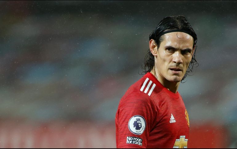 El uruguayo exjugador del PSG debutó al minuto 58 con los Red Devils. AP / P. Noble