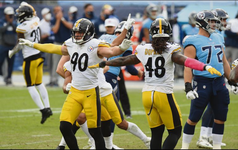 RESPIRO. Pittsburgh celebró con todo la falla de Stephen Gostkowski en los segundos finales del juego. AP• M. Zaleski