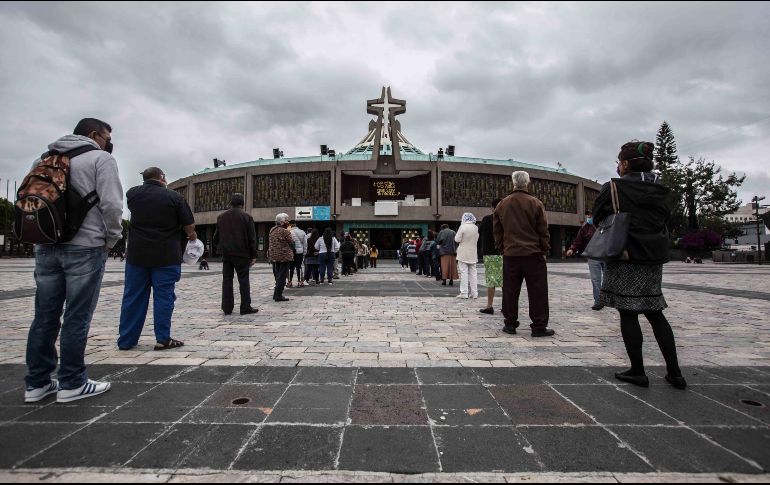 El Santuario Mariano en la Ciudad de México recibía cada año cerca de nueve millones de visitantes durante las celebraciones a la virgen. SUN