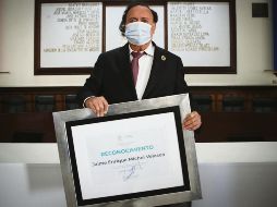 ENRIQUE MICHEL VELASCO.  El empresario fue reconocido por su labor altruista. EL INFORMADOR • F. ATILANO