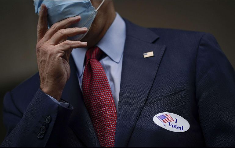 El ex vicepresidente adelantó poco antes que no solo votaría por sí mismo, sino por una serie de candidatos a cargos locales y estatales. AFP / Getty Images / D. Angerer
