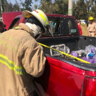 Seguridad en Jalisco: Explota pirotecnia en vehículo que iba en procesión religiosa