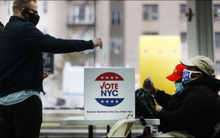 Más de 74 millones de personas en todo el país ya han votado por adelantado para las elecciones del 3 de noviembre. AFP /