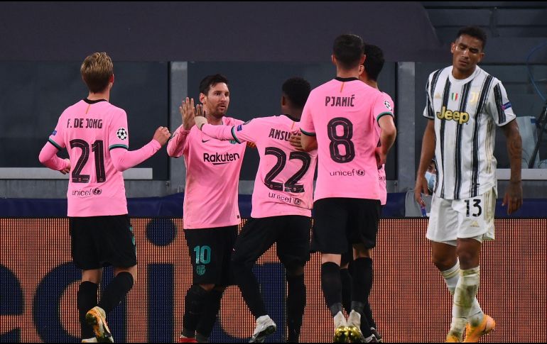 Messi puso el marcador definitivo en favor del Barcelona. AFP / M. Bertorello