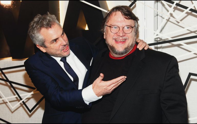Cineastas. Alfonso Cuarón y Guillermo del Toro. AP
