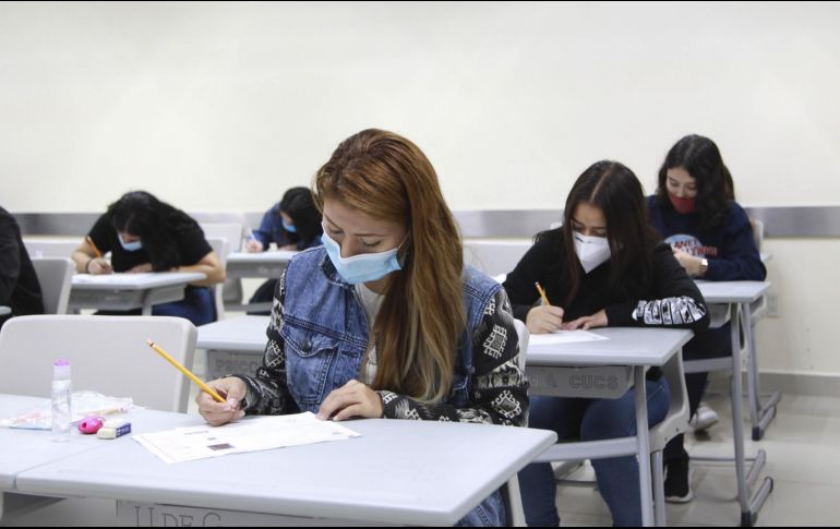 La aplicación del examen se seguirán las mismas medidas que en el calendario anterior. ESPECIAL/UdeG