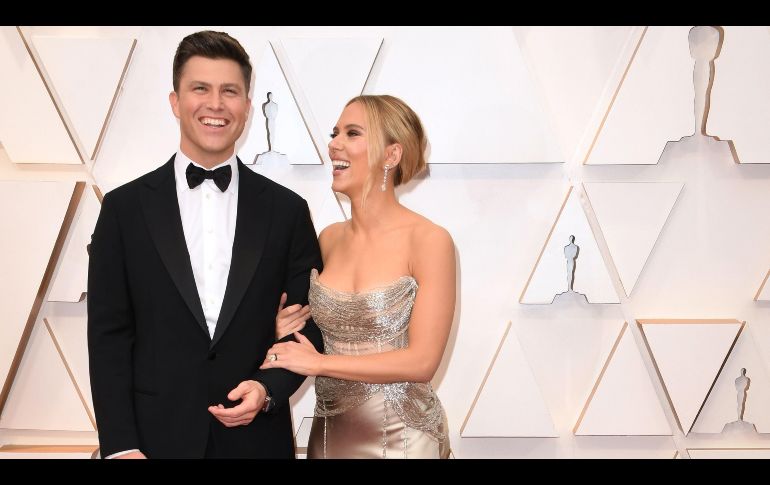 Johansson y Jost se comprometieron en mayo de 2019 tras dos años de relación. AFP / ARCHIVO