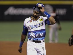 A pesar del grand slam de Henry Urrutia, Charros vio cortada su racha de cuatro victorias en fila. TWITTER/@charrosbeisbol