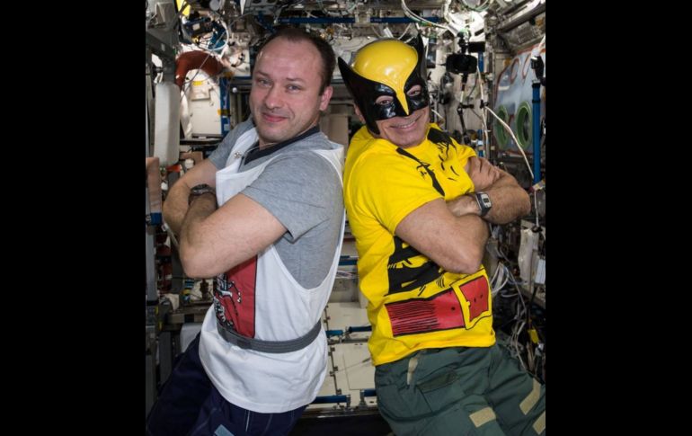 Lo importante en esta fecha fue que los astronautas pudieron divertirse durante unas horas. ESPECIAL/NASA