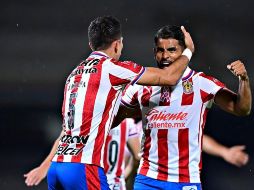 Jesús Molina y Miguel Ponce celebran el segundo gol del Rebaño. IMAGO 7/E. Espinosa