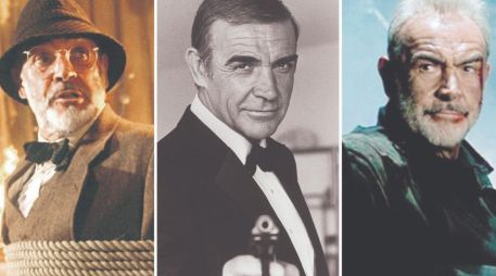 Sean Connery. El actor se muestra en los diferentes roles que interpretó en el cine. ESPECIAL