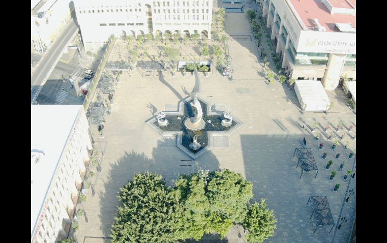 Aspecto de la Plaza Tapatía.  FACEBOOK@deltoroismael