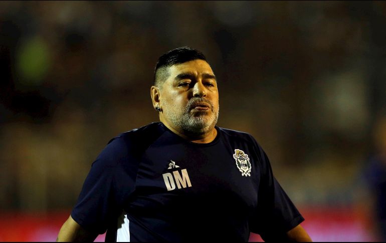Maradona es hipertenso y fue operado de la rodilla derecha en 2019. EFE/ARCHIVO