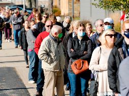Elecciones USA 2020: Hacen largas filas para votar