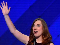 Sarah McBride comenzó a ganar notoriedad en EU tras su paso por la administración de Barack Obama. AFP/S. Loeb