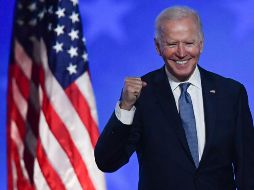 Joe Biden envió un mensaje a sus partidarios en Delaware. AFP / A. WEISS