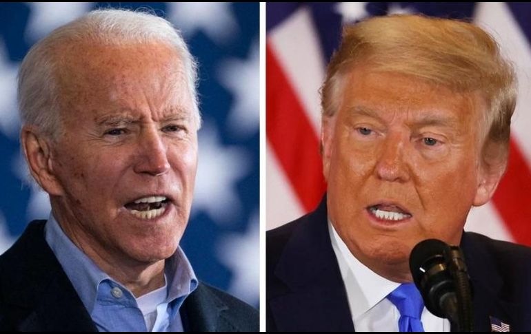 Tanto Biden como Trump conservan sus chances de hacerse con la presidencia. GETTY IMAGES