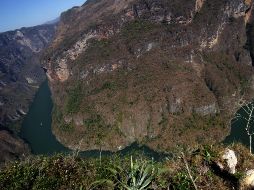 El Cañón del Sumidero es considerado uno de los sitios turísticos más emblemáticos de Chiapas. NTX/ARCHIVO