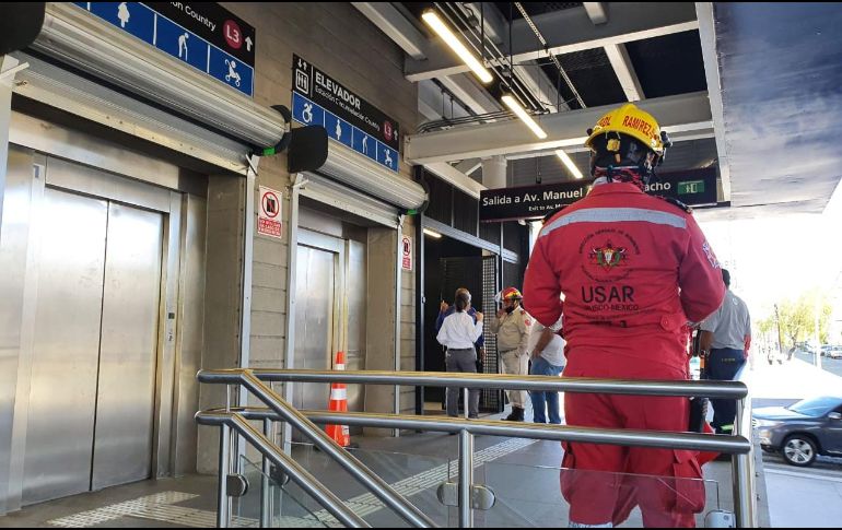 Sucede en la Estación Circunvalación Country, ubicada sobre la avenida Ávila Camacho, al cruce con la calle A-1, en la colonia Jardines del Country. ESPECIAL