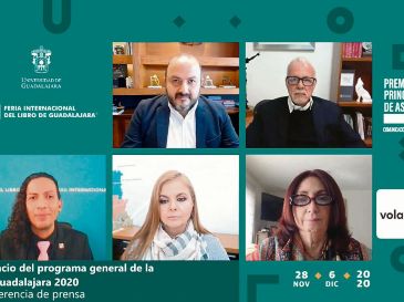 Directivos de la FIL anunciaron los pormenores de este evento que sucederá de forma virtual. ESPECIAL/Cultura UdeG