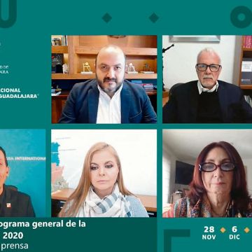 Directivos de la FIL anunciaron los pormenores de este evento que sucederá de forma virtual. ESPECIAL/Cultura UdeG
