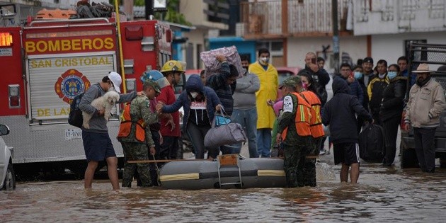 Van 20 muertos en Chiapas por tormenta tropical "Eta"