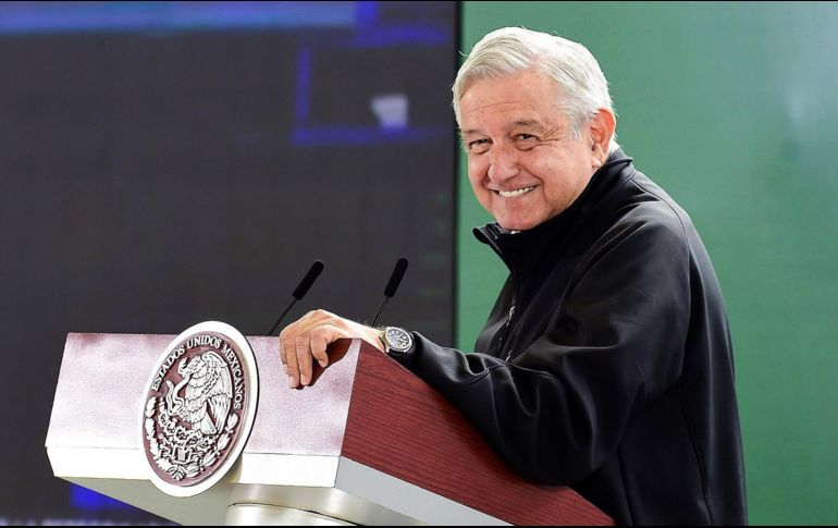 El Presidente López Obrador devolverá su aguinaldo a la Tesorería de la Federación. EFE/Presidencia de México