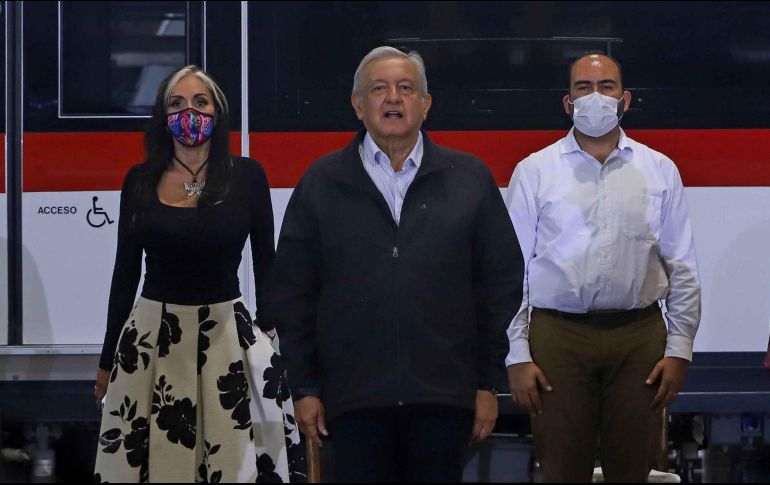 Durante la inauguración de la Línea 3 del Tren Ligero, López Obrador ratificó su promesa de construir la Línea 4. SUN/Archivo