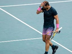 Nadal desaprovechó además la oportunidad de igualar el récord de 36 títulos en la categoría Masters de Novak Djokovic. EFE / I. Langsdon